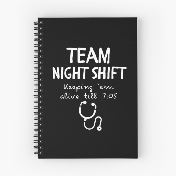 Item preview, Team Night Shift Humor | Keeping ’Em Alive Till 7:05 | Nurse & Doctor Gift designed and sold by pookkudesign.