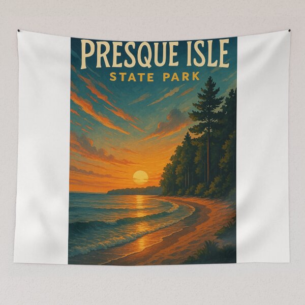 Item preview, Presque Isle State Park Lake Erie Sunset Pennsylvania designed and sold by Places On Earth.