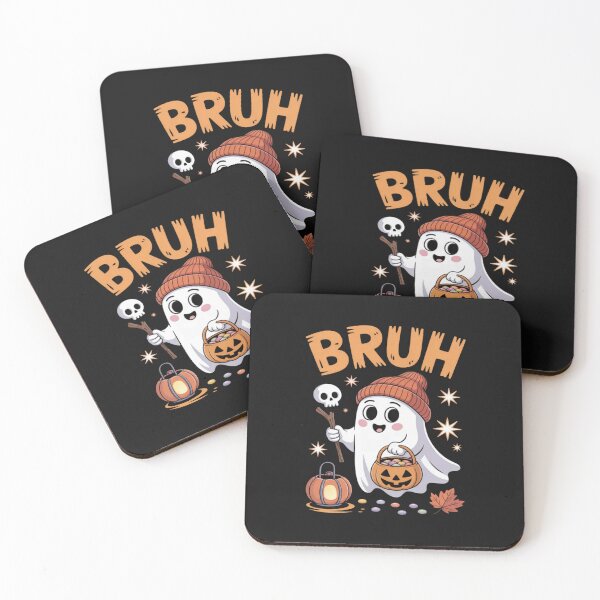 Item preview, Bruh Ghost Halloween Cute Ghost Trick Or Treat Candy designed and sold by CraftyCuttable.