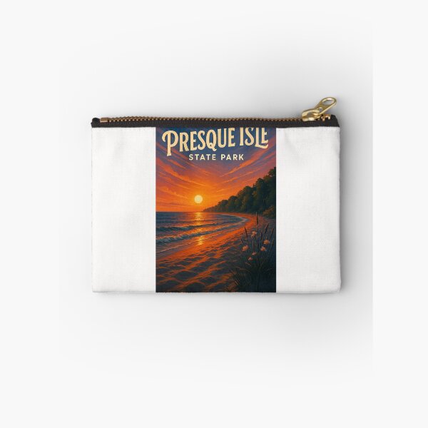 Item preview, Presque Isle State Park Sunset and Wildflowers Erie PA designed and sold by Places On Earth.