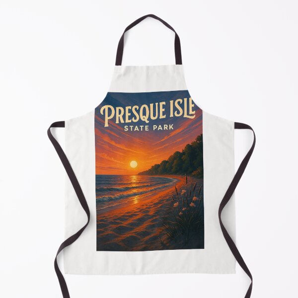 Item preview, Presque Isle State Park Sunset and Wildflowers Erie PA designed and sold by Places On Earth.