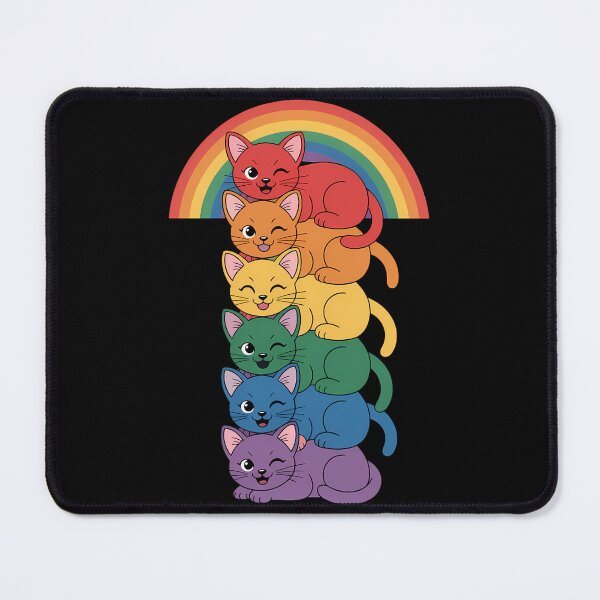 Item preview, Rainbow Flag Pride Month Lgbtq Rainbow Cat designed and sold by Formatage.