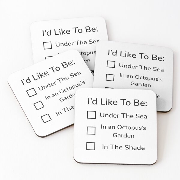 Item preview, Octopus's Garden - Black Text designed and sold by phsco.