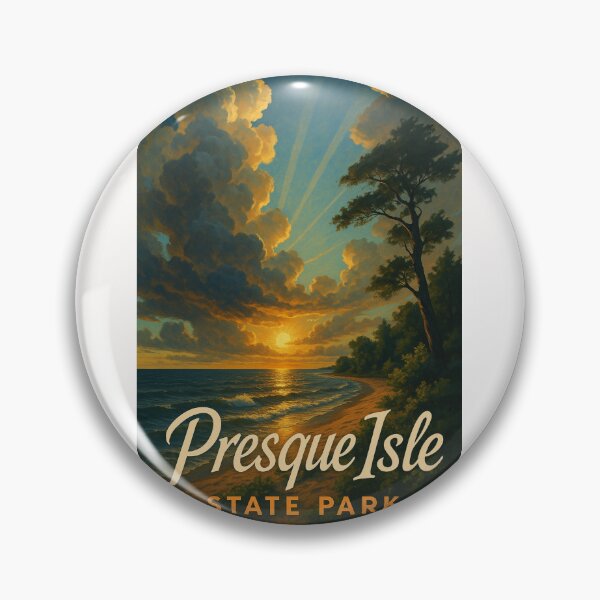 Item preview, Presque Isle State Park Sunset Lake Erie Erie County designed and sold by Places On Earth.
