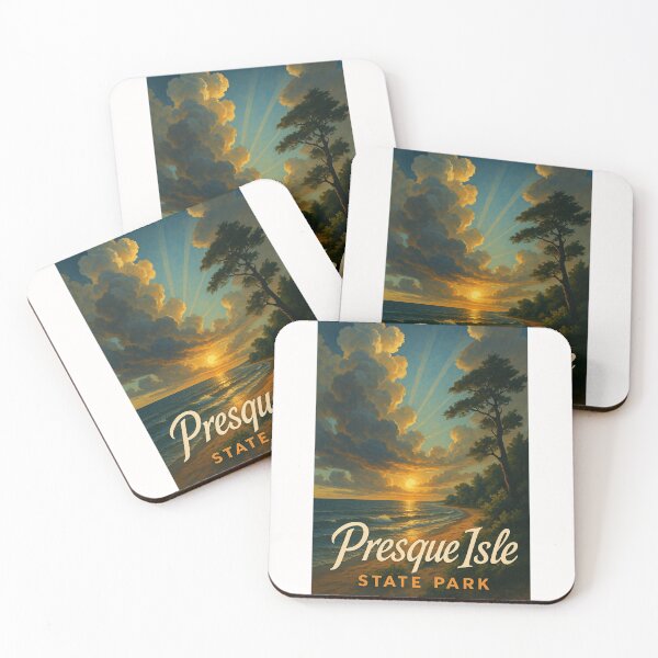 Item preview, Presque Isle State Park Sunset Lake Erie Erie County designed and sold by Places On Earth.