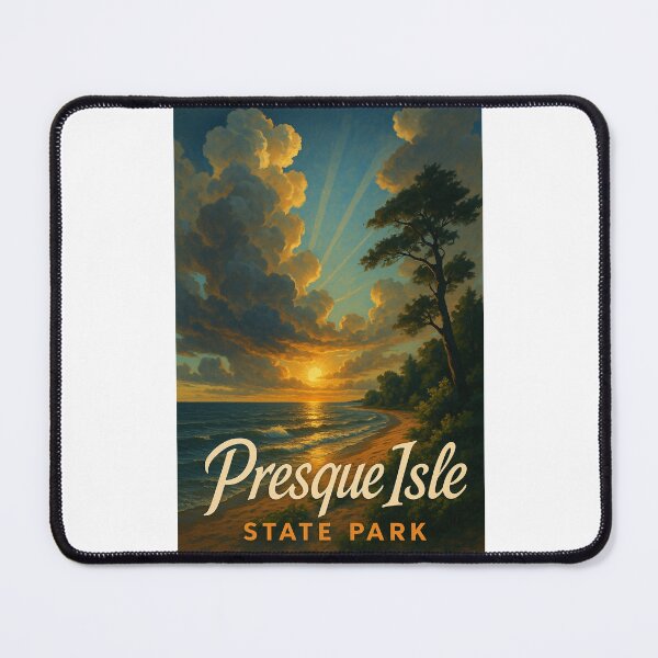 Item preview, Presque Isle State Park Sunset Lake Erie Erie County designed and sold by Places On Earth.