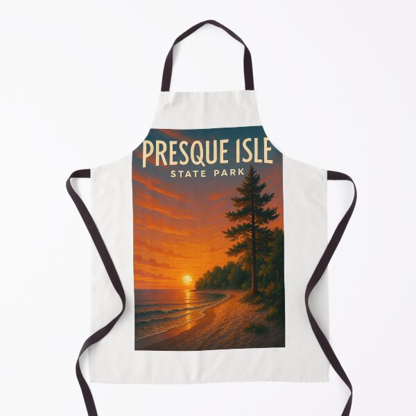Item preview, Presque Isle State Park Forest Shoreline Sunset Pennsylvania designed and sold by Places On Earth.