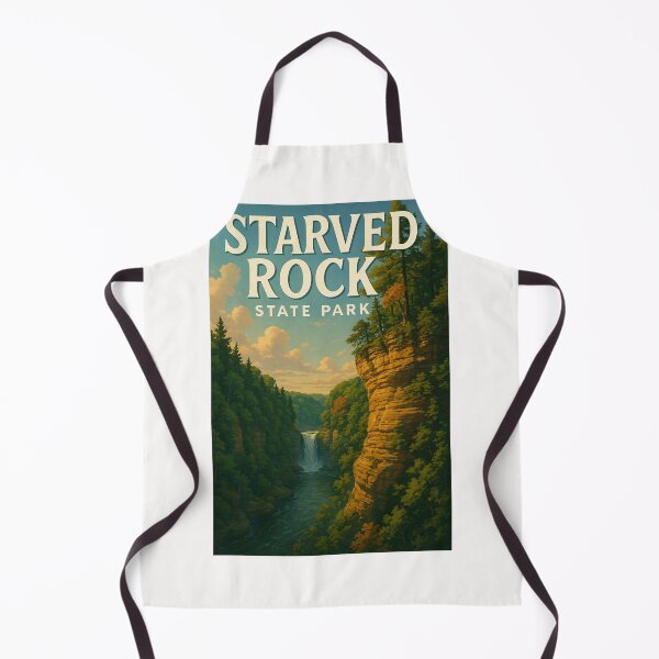 Item preview, Starved Rock State Park Waterfall Overlook LaSalle County designed and sold by Places On Earth.