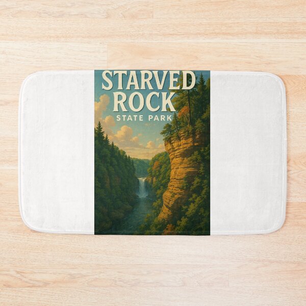 Item preview, Starved Rock State Park Waterfall Overlook LaSalle County designed and sold by Places On Earth.
