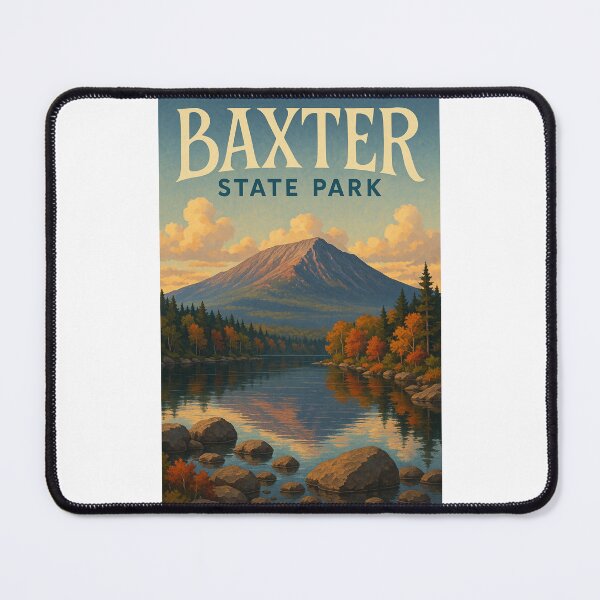 Item preview, Baxter State Park Mount Katahdin Autumn Maine Highlands designed and sold by Places On Earth.
