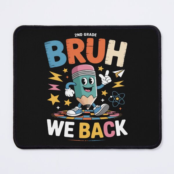 Item preview, Bruh We Back 2nd Grade Funny Back to School designed and sold by CraftyCuttable.