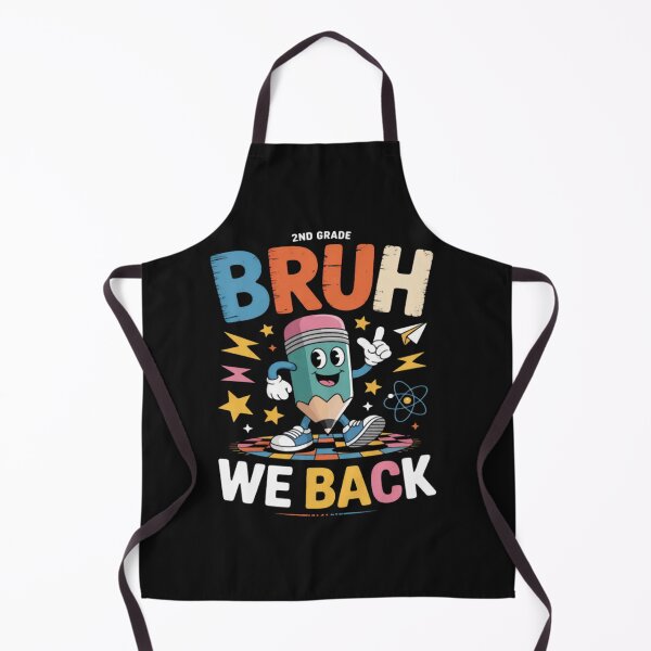 Item preview, Bruh We Back 2nd Grade Funny Back to School designed and sold by CraftyCuttable.