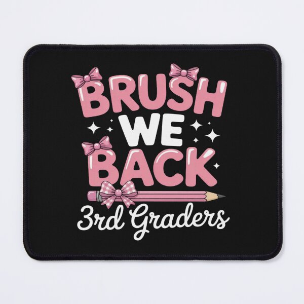 Item preview, Bruh We Back 3rd Graders First Day Of Third Grade Girls Bow designed and sold by CraftyCuttable.