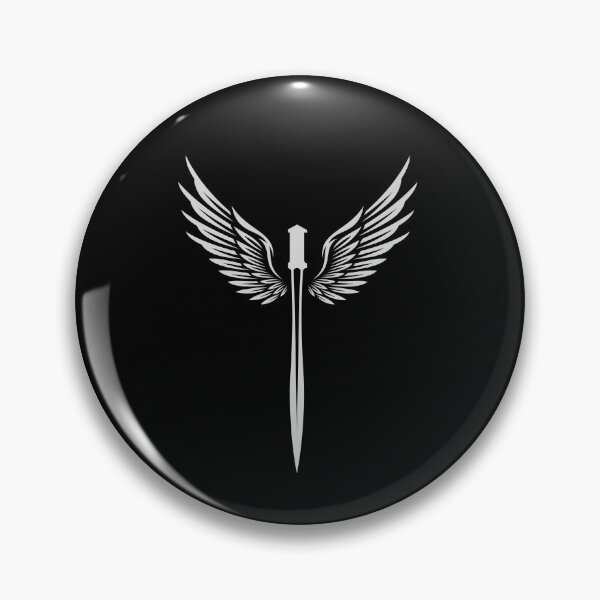 Item preview, Winged Sword of Light – Angelic Warrior Symbol Design" designed and sold by Infinity arts.