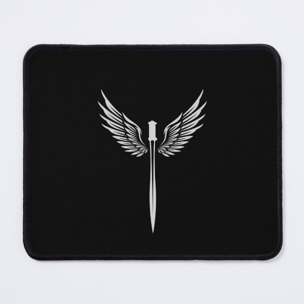 Item preview, Winged Sword of Light – Angelic Warrior Symbol Design" designed and sold by Infinity arts.