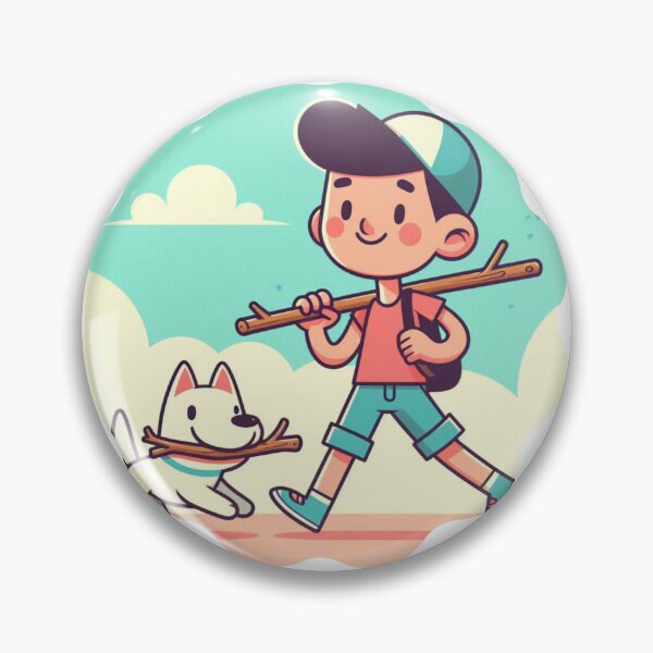 Item preview, The Big Stick: A Boy and Dog Scout Adventure | Friends and Nature Humor designed and sold by DibuHumor.