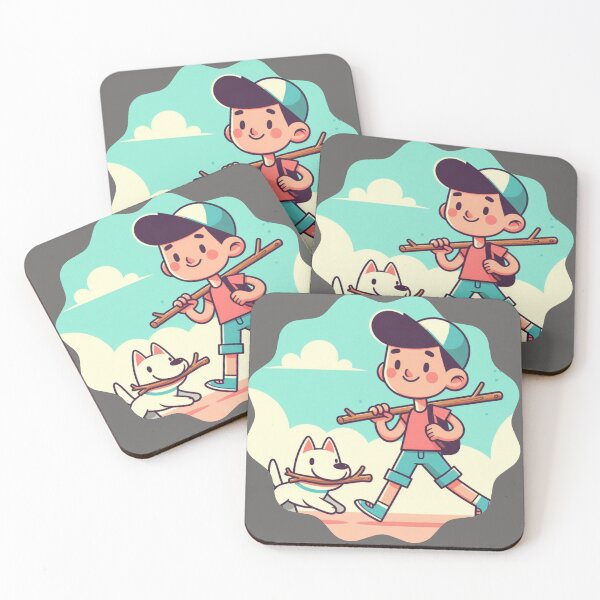 Item preview, The Big Stick: A Boy and Dog Scout Adventure | Friends and Nature Humor designed and sold by DibuHumor.