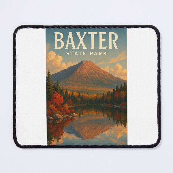 Item preview, Baxter State Park Mount Katahdin Reflection Northern Maine designed and sold by Places On Earth.