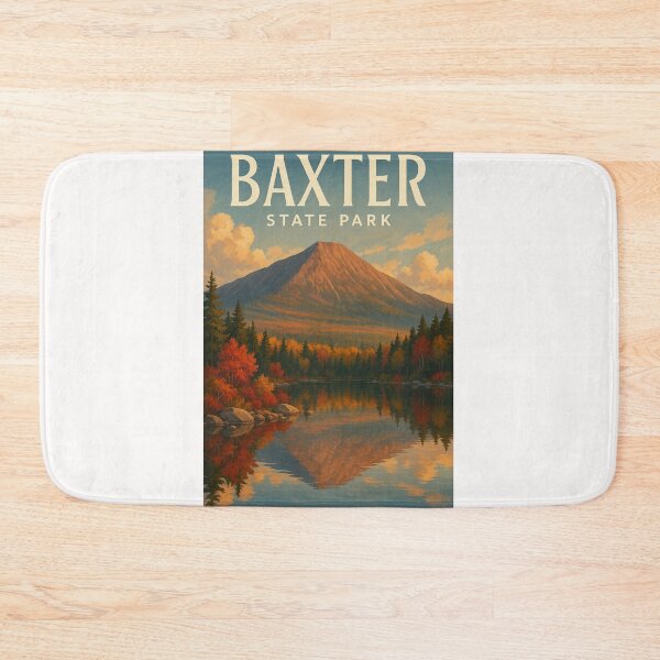 Item preview, Baxter State Park Mount Katahdin Reflection Northern Maine designed and sold by Places On Earth.