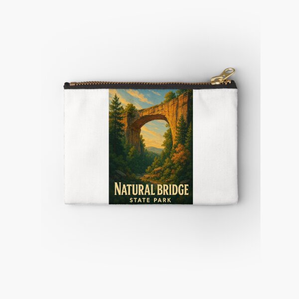 Item preview, Natural Bridge State Park Sandstone Arch Kentucky Hills designed and sold by Places On Earth.