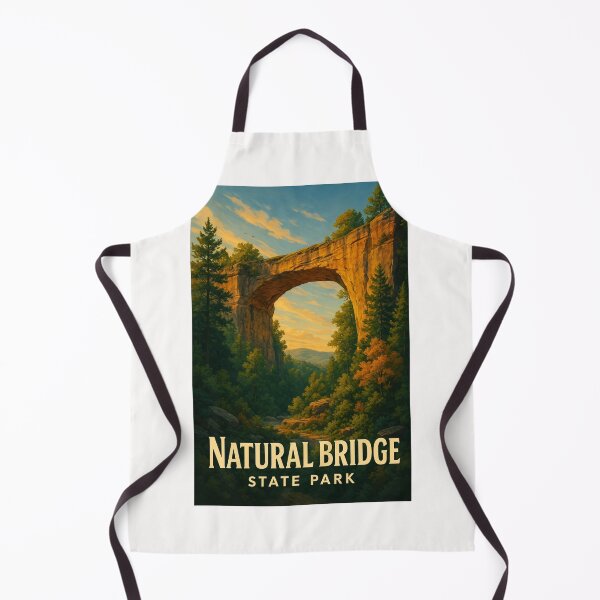 Item preview, Natural Bridge State Park Sandstone Arch Kentucky Hills designed and sold by Places On Earth.