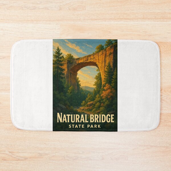 Item preview, Natural Bridge State Park Sandstone Arch Kentucky Hills designed and sold by Places On Earth.
