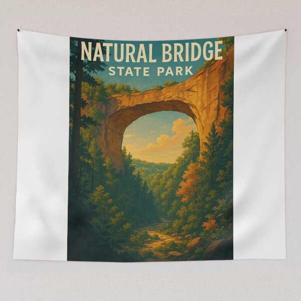 Item preview, Natural Bridge State Park Forest View Red River Gorge designed and sold by Places On Earth.
