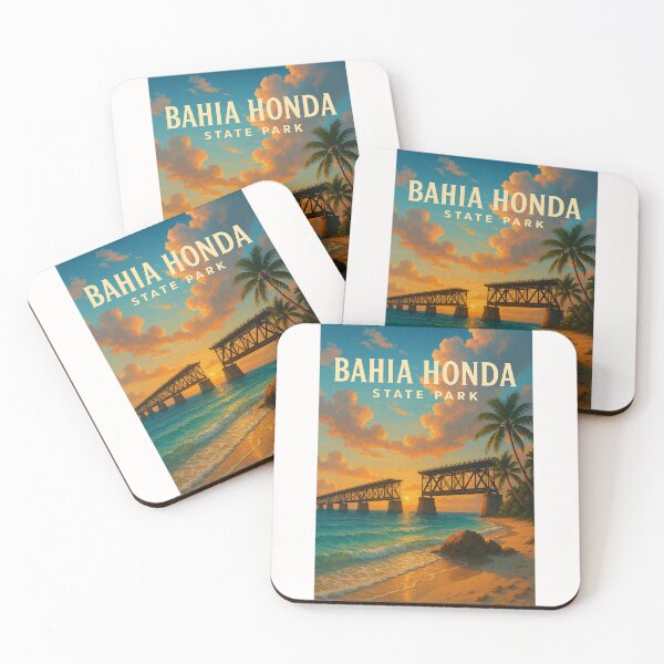 Item preview, Bahia Honda State Park Railway Bridge Sunset Florida Keys designed and sold by Places On Earth.