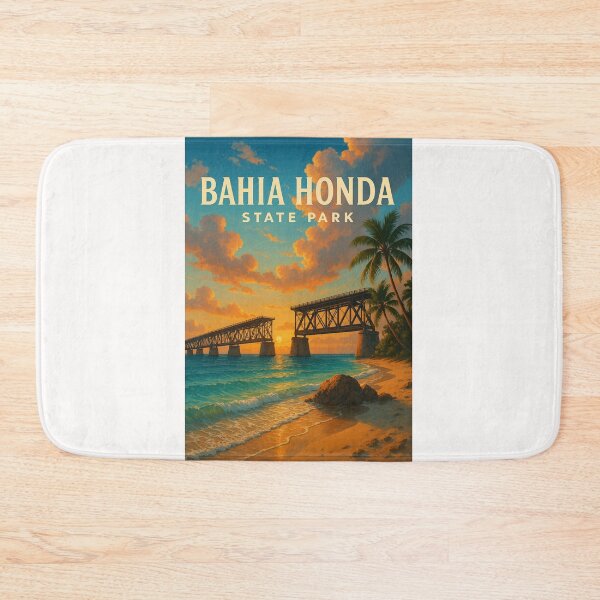 Item preview, Bahia Honda State Park Railway Bridge Sunset Florida Keys designed and sold by Places On Earth.