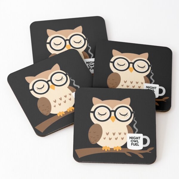 Item preview, Hoo Needs Sleep Anyway? designed and sold by Aetheriswork.
