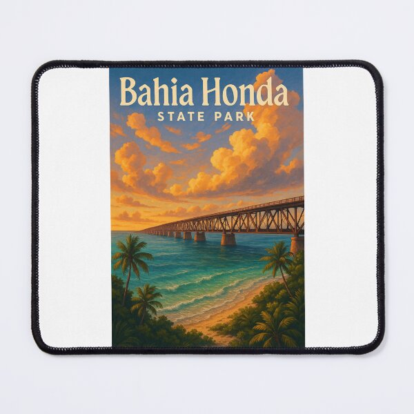 Item preview, Bahia Honda State Park Ocean Bridge View Florida Keys designed and sold by Places On Earth.