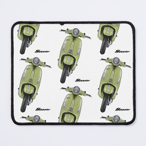 Item preview, Retro Scooter in Green designed and sold by Huskyyy Designs.
