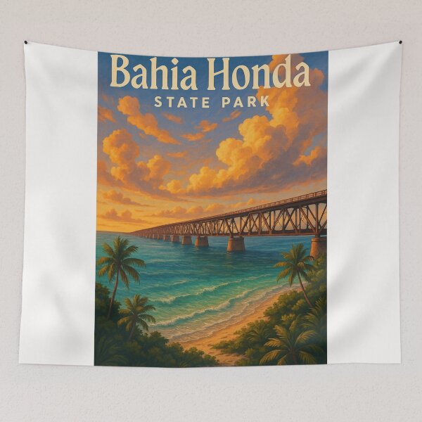 Item preview, Bahia Honda State Park Ocean Bridge View Florida Keys designed and sold by Places On Earth.