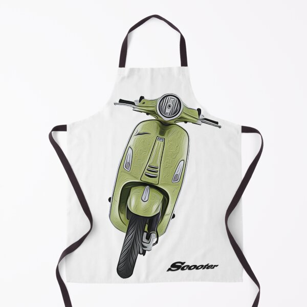 Item preview, Retro Scooter in Green designed and sold by Huskyyy Designs.