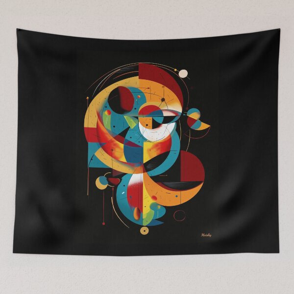 Item preview, Cosmic Evolution – Abstract Geometry in Motion designed and sold by Moisky Art.
