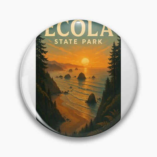 Item preview, Ecola State Park Sunset Oregon Coast View designed and sold by Places On Earth.