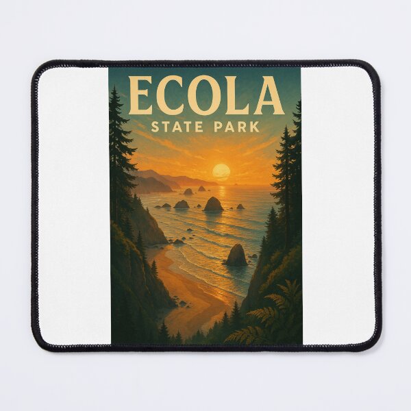 Item preview, Ecola State Park Sunset Oregon Coast View designed and sold by Places On Earth.