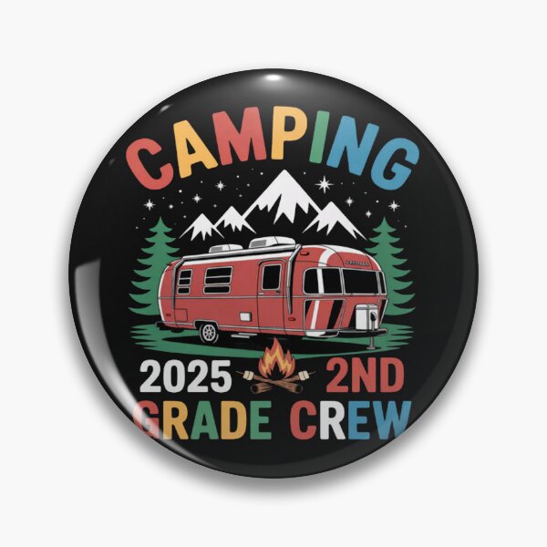 Item preview, Camping 2025 2nd Grade Crew Back To School Teachers Students designed and sold by CraftyCuttable.