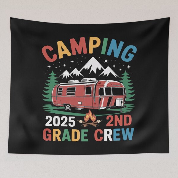 Item preview, Camping 2025 2nd Grade Crew Back To School Teachers Students designed and sold by CraftyCuttable.