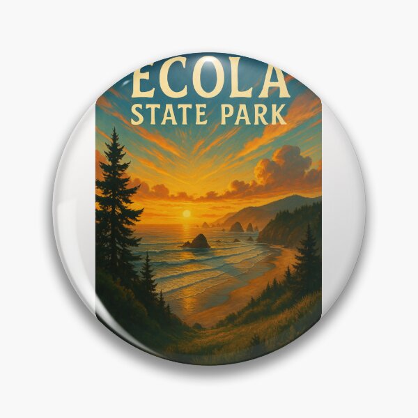 Item preview, Ecola State Park Sunset Cannon Beach View Oregon Coast designed and sold by Places On Earth.