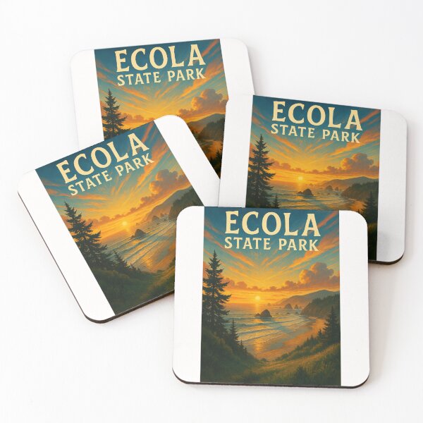 Item preview, Ecola State Park Sunset Cannon Beach View Oregon Coast designed and sold by Places On Earth.