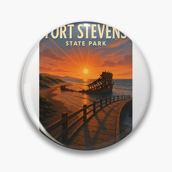Item preview, Fort Stevens State Park Peter Iredale Wreck Sunset Oregon Coast designed and sold by Places On Earth.