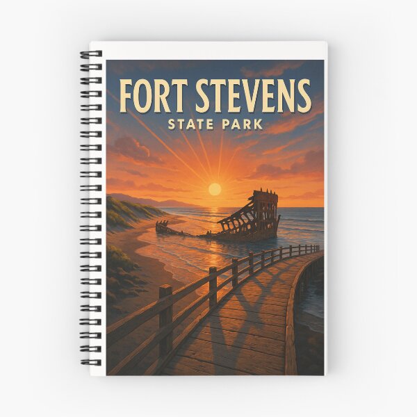 Item preview, Fort Stevens State Park Peter Iredale Wreck Sunset Oregon Coast designed and sold by Places On Earth.
