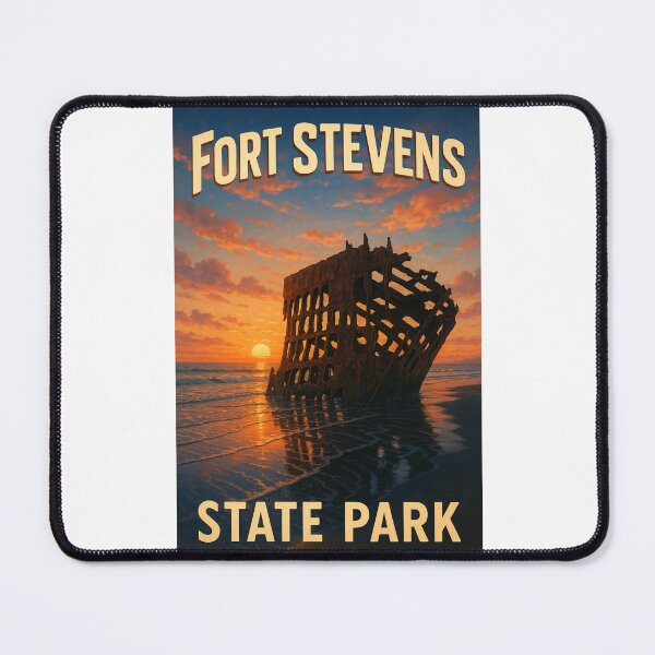 Item preview, Fort Stevens State Park Peter Iredale Shipwreck Clatsop County designed and sold by Places On Earth.