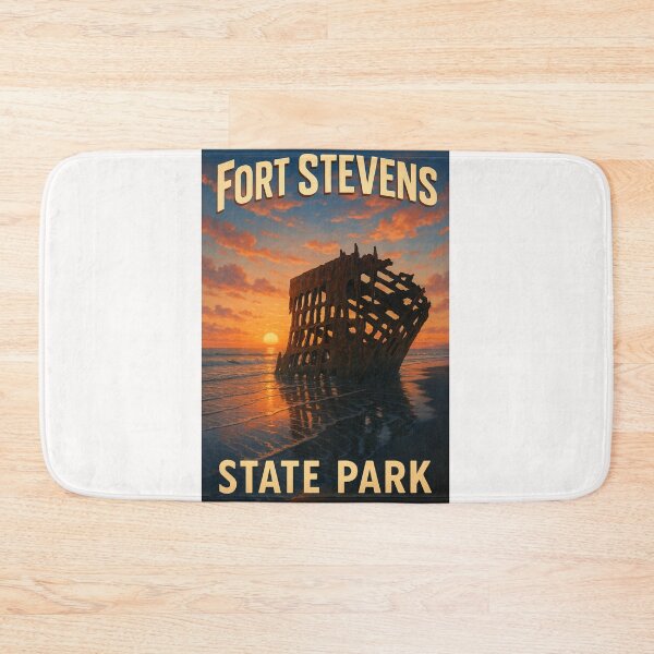 Item preview, Fort Stevens State Park Peter Iredale Shipwreck Clatsop County designed and sold by Places On Earth.