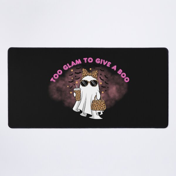 Item preview, Too Glam to Give a Boo – Stylish Pink Ghost Halloween Shirt designed and sold by AgataUrbanska.