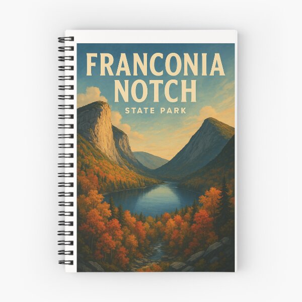 Item preview, Franconia Notch State Park Autumn White Mountains New Hampshire designed and sold by Places On Earth.