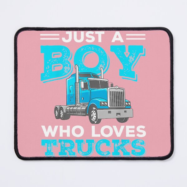Item preview, Just A Boy Who Loves Trucks Funny Truck Lover Boys Giftpng By Merch, Limited Edition, Perfect Gift  designed and sold by BROSHERYLSHOP.