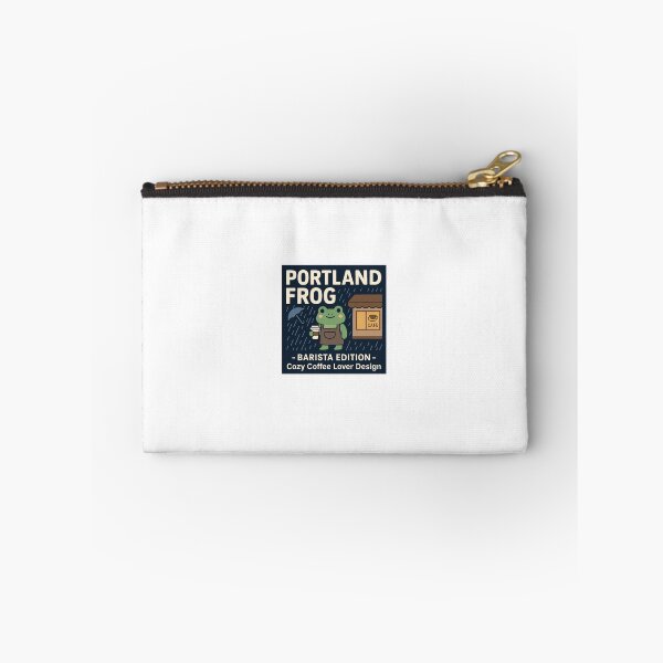 Item preview, Portland Frog – Coffee Shop Edition ☕? | Cozy Café Vibes designed and sold by LoaiArt.
