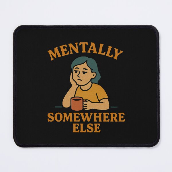 Item preview, Mentally Somewhere Else – Relatable Retro Mood T-Shirt designed and sold by Jojokoko12.